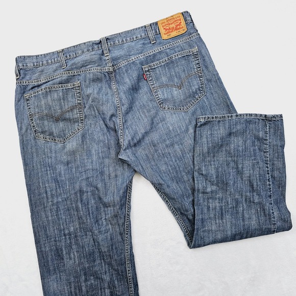 Levi's Other - Levi's 569 Loose Straight Jeans Mens 44x31 Blue Medium Wash Denim Baggy Skater
